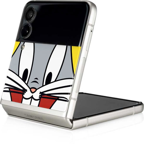 Looney Tunes Bugs Bunny Zoomed In Galaxy Z Flip4 5G Skin